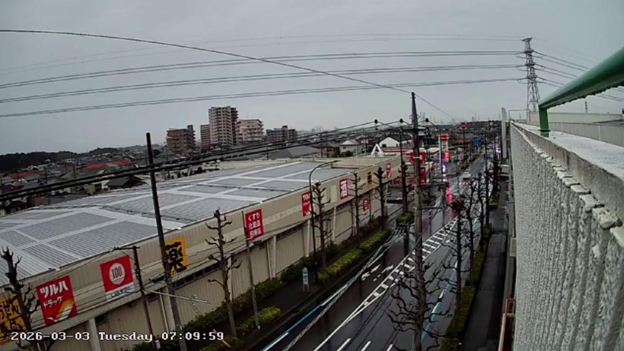 千葉県千葉市緑区おゆみ野中央ライブカメラ Chiba Chibashi Live camera.world.cam