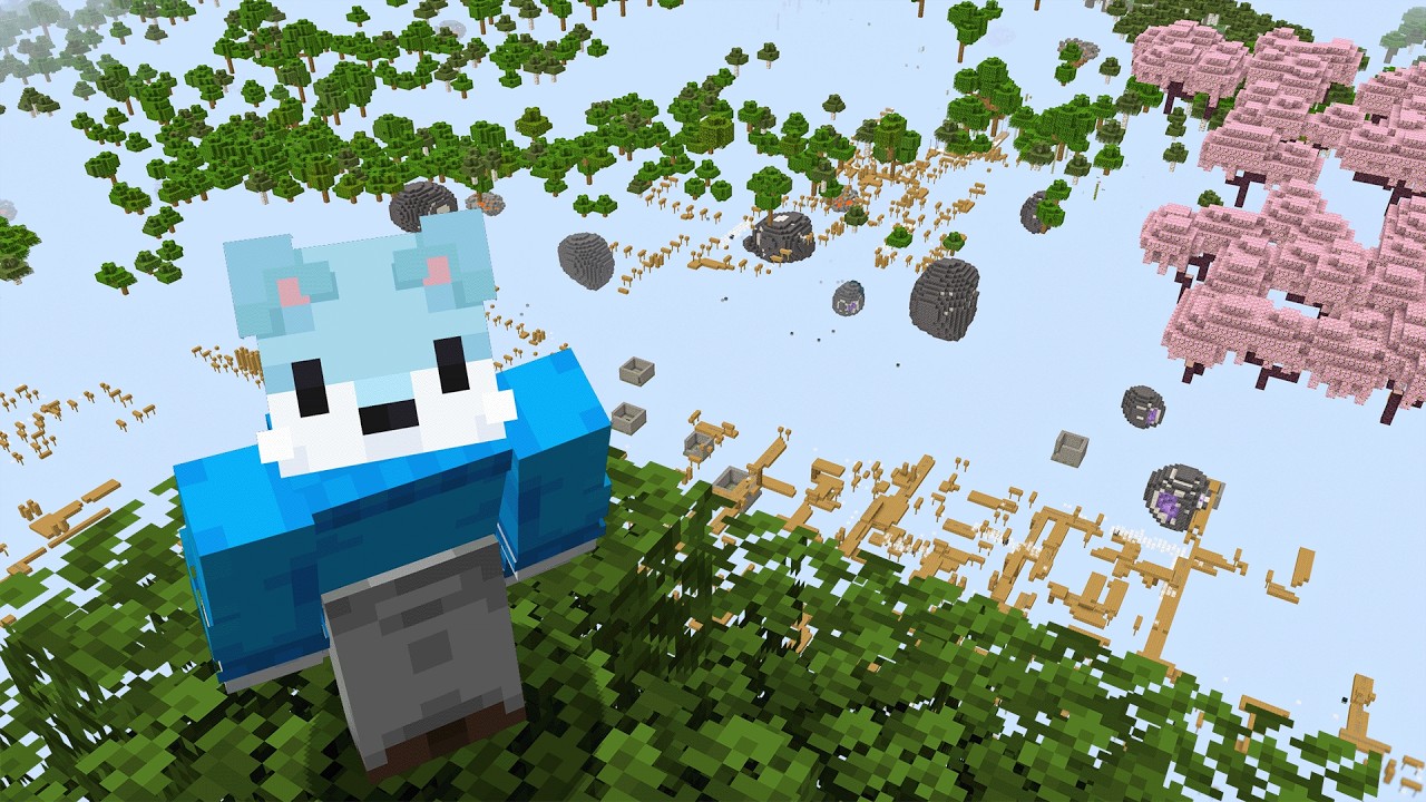 ختمت ماين كرافت في عالم بدون أرض