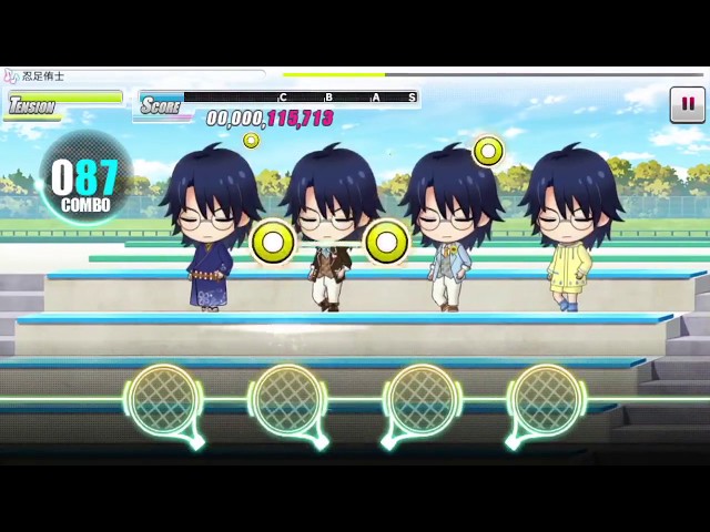 テニラビ】MEBACHIKO ／ 忍足侑士 EXPERT フルコン - YouTube
