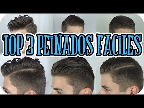 Video: 3 formas sencillas de peinar el cabello masculino liso