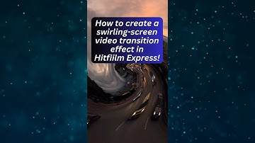 How to create a Vortex style video transition effect in Hitfilm Express