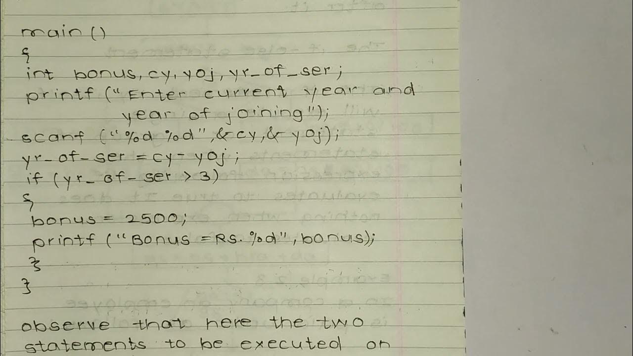 #video 36 # C programming example 2 2 program - YouTube