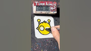 【ASMR】Drawing Simon Sprunki in 40 Sec