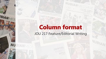 Column format