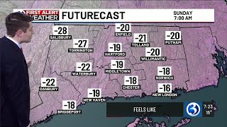 FORECAST: Snow, Arctic air & wind prompt First Alert Weather Days this weekend