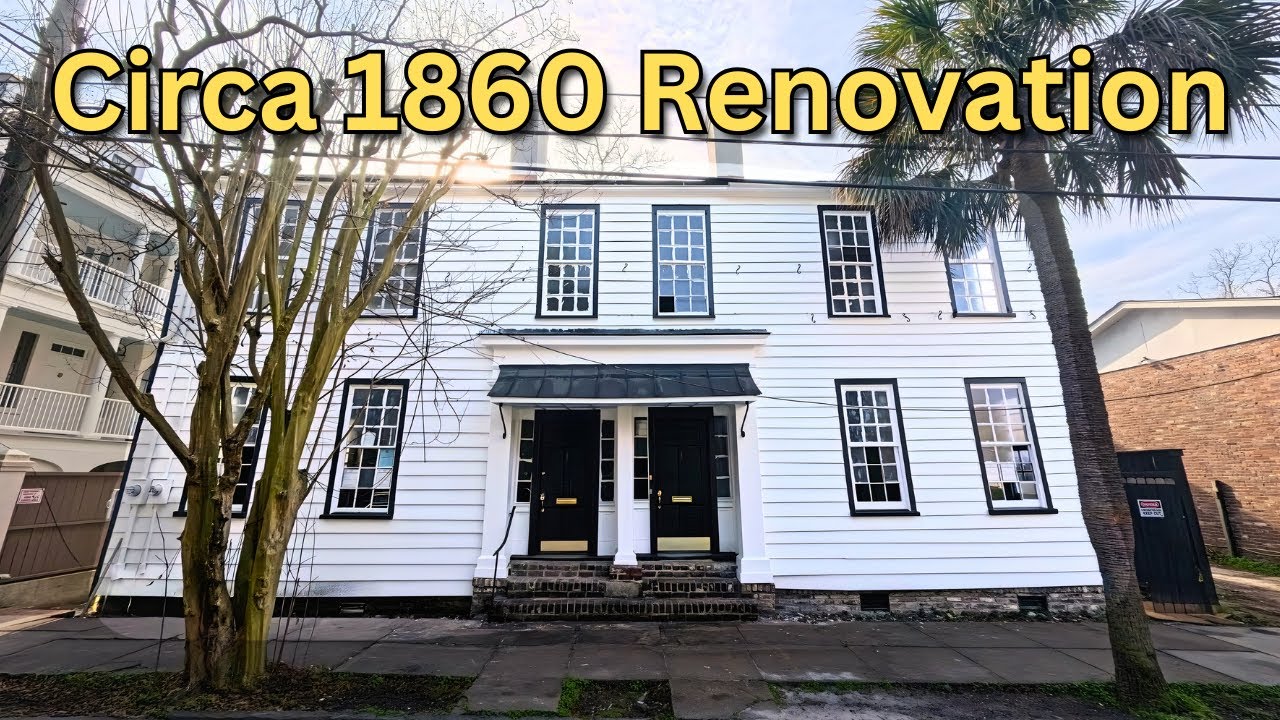 Behind the walls look at a circa 1860s historic home