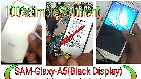 #Samsung Galaxy A5(Half Display Black) Problem solution#Simple solution of Black Display#Sam-Glaxy-A