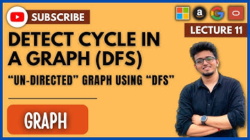 🚀 Graph tutorial 11: Detect a Cycle in an Undirected Graph using DFS  | Data Structures | Graph