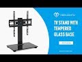 Pstvs04 table top tv stand for 37 55 tvs  perlesmith