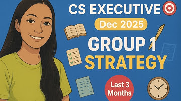 🚀 Clear CS Executive Group 1 in Just 3 Months | December 25 Attempt🔥( Last attempt)🎉🔥#cs#csexecutive