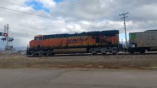 BNSF 5918 Stops and Goes in Princeton, IL 1/16/26