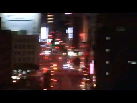 【緊急地震速報】愛媛県で震度6弱（M6.6）愛媛県の街中