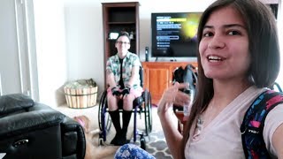 Getting Wheelchair Tips From a Friend ♿ (8/25/17)