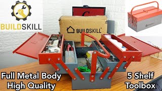 Buildskill BITB175 Toolbox - Unboxing and In-depth Review. Best Toolbox for Home & Professional Use.