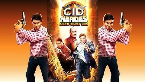 Cid Heroes Super Agent Run Game play With Abhijeet sir Full Gameplay Walkthrough video