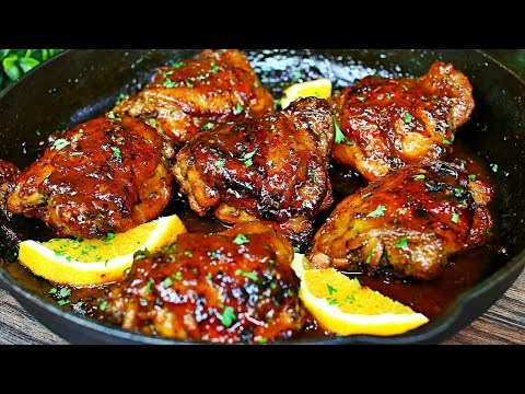 Orange Honey Glazed Chicken Recipe - Easy Chicken Recipe