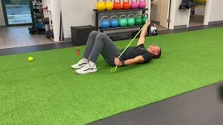 Hook Lying PNF D2 Flexion
