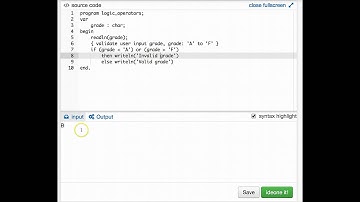 5.3b Logical Operator (Or)
