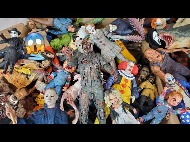 BIG BOX FULL OF HORROR ACTION FIGURES