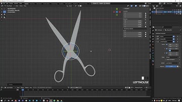 Rigging a scissors in Blender 3.0