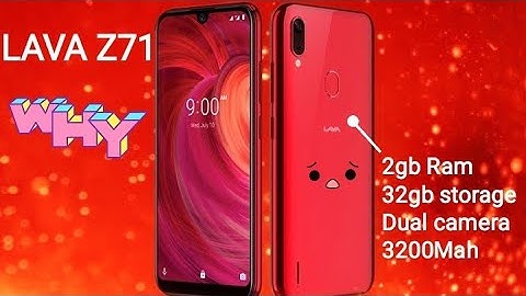 Lava Z71 || Specifications of lava Z71 -- Info Zone