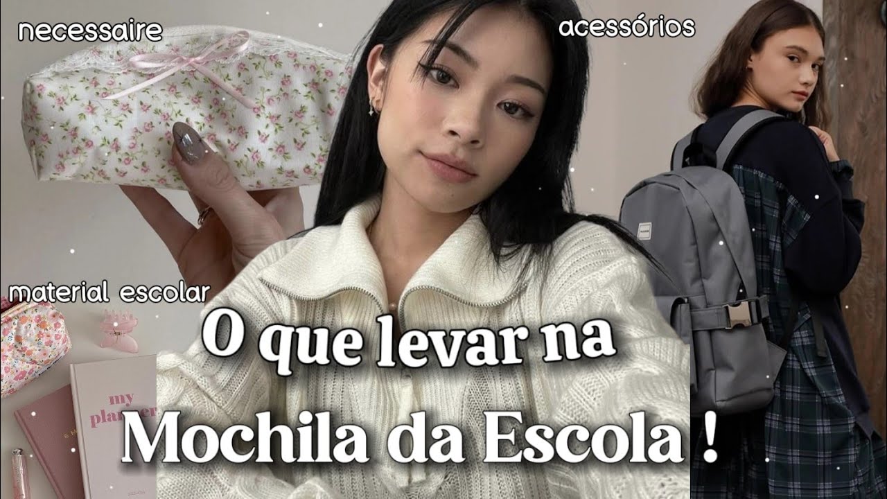 O que LEVAR na MOCHILA ESCOLAR./ dicas para escola, material escolar , nécessaire escolar.