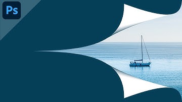 Curled Paper Page Turn Effect | Photo Reveal Effect | PHOTOSHOP TUTORIAL