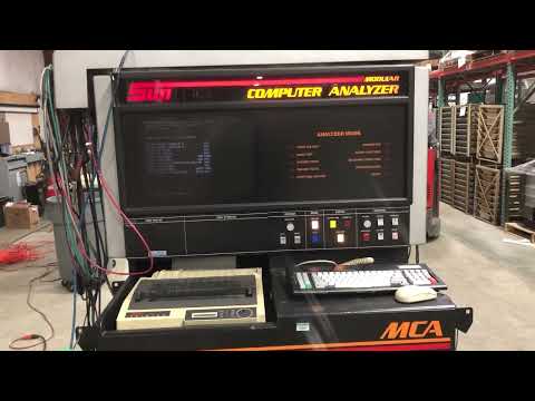 Sun Machine 500 E Diagnostic Analyzer