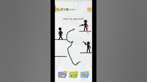 Draw to save game level 9