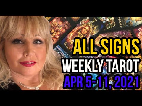 ALL SIGNS Weekly Tarot Card Reading Apr 5 11, 2021 by Alison Janes #tarot #horoscope #zodiac