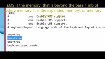 DosBox Settings Reference