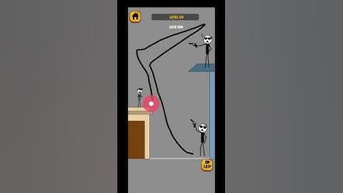 Draw to Save Stickman Game Level 9