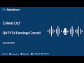 Cyient ltd q4 fy202324 earnings conference call