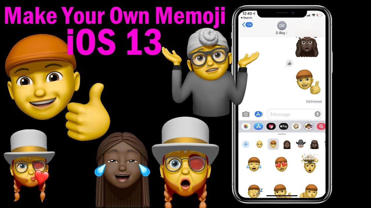 How To Create A New Memoji Stickers In Ios 13 Delete