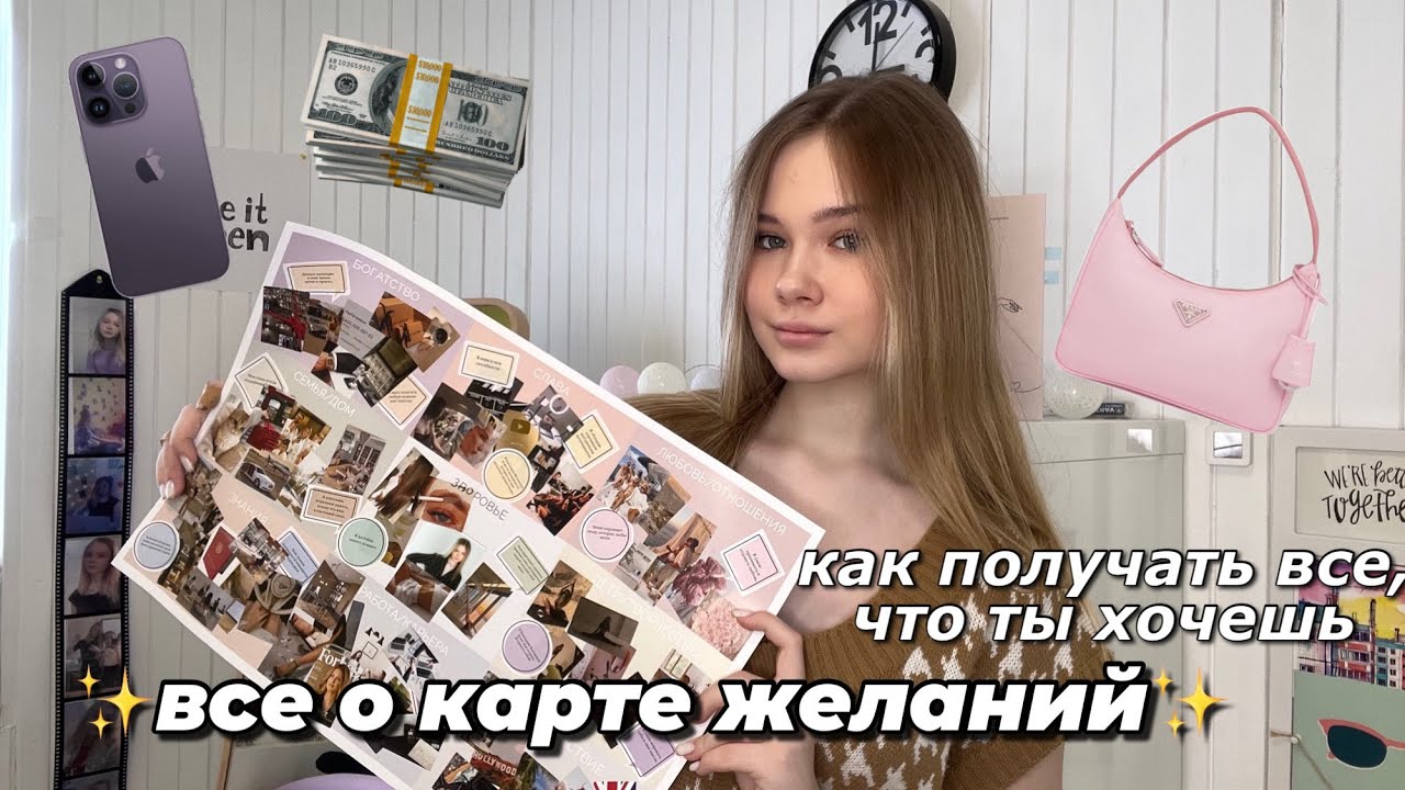 Как сделать карту желаний//все что нужно знать о карте желаний - YouTube