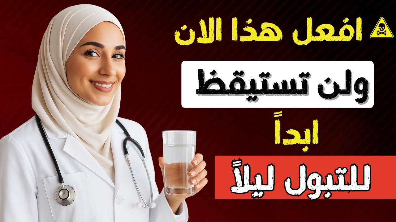 كبار السن: توقف عن هذا ولن تستيقظ ليلًا للتبول بعد الآن | نصائح صحية لكبار