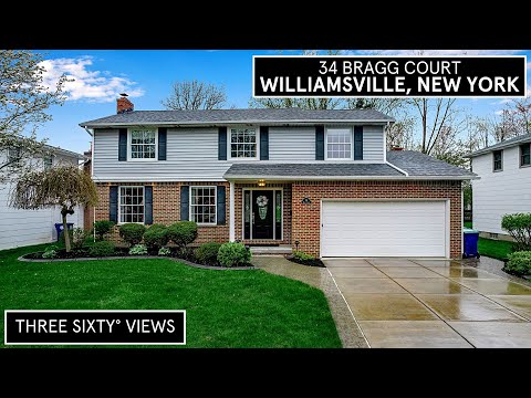 34 Bragg Ct, Williamsville, NY home video tour