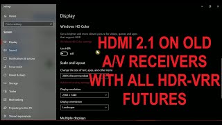 How To Use HDMI 2.1 TVs With Old A/V Receiver For Free | 4K 120Hz HDR G SYNC FREESYNC Without EARC