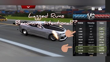 No Limit Drag Racing 2.0: Lagged Passes Becoming Intentional???  (Read Description)