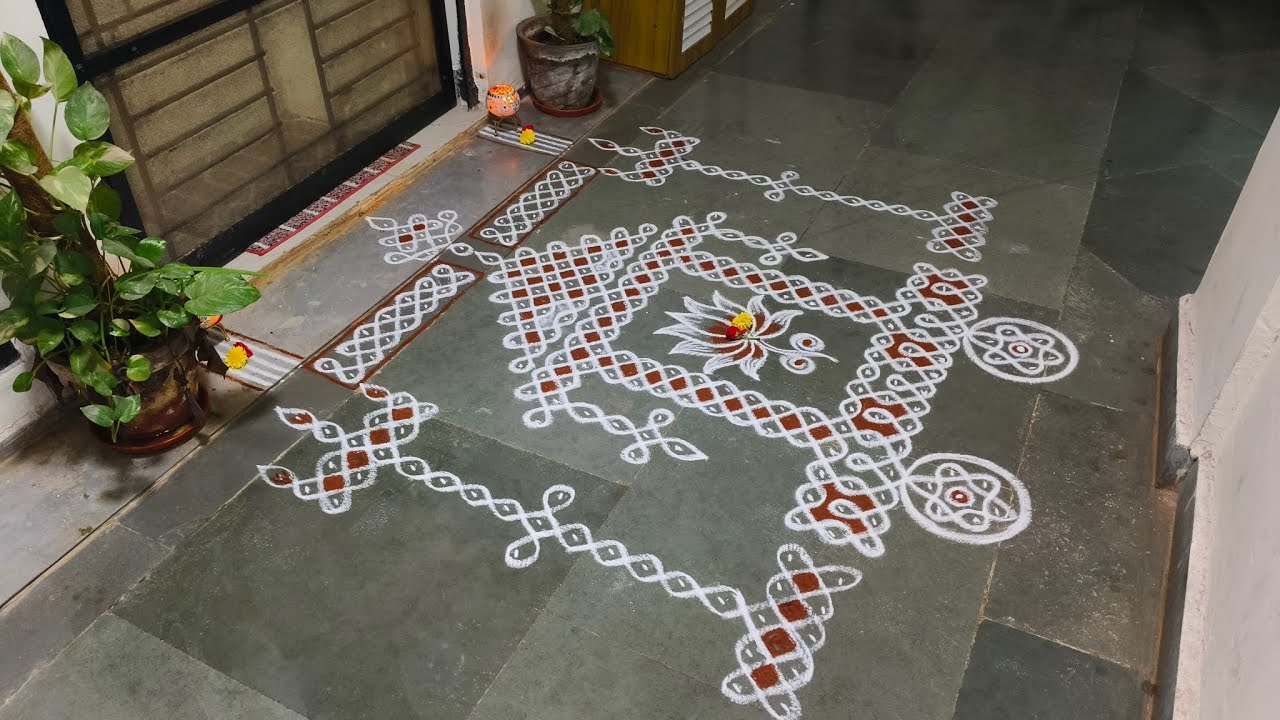 Margazhi Madham Day 8 Special Ther Sikkukolam design 