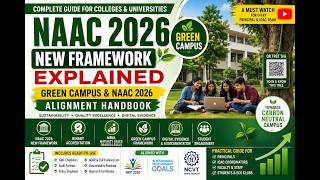 NAAC 2026 New Framework Explained | Green Campus Handbook | IQAC, AQAR, MBGL & NEP 2020 Guide