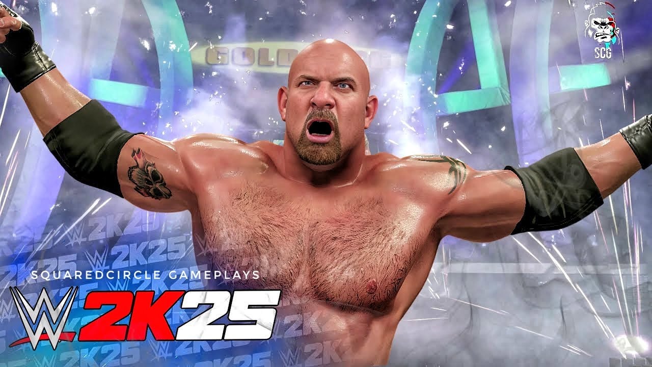 WWE 2K25 Голдберг 2003 с темой выхода «Кто следующий» | Новые обновления WWE 2K25