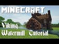 Minecraft Tutorial: Viking Watermill