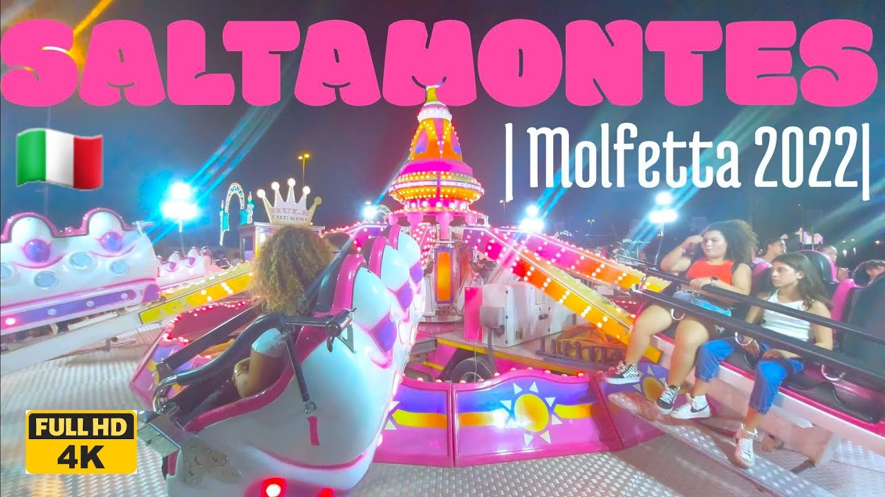 Giostre Molfetta 2022 🇮🇹 Saltamontes | Patronal Feast [4K] Puglia