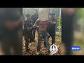 Dramatic police footage of fugitive bikie brought down after 5-day manhunt in Darwin | ABC NEWS