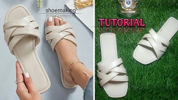 How to make this classic female slippers #shoemaking #beginners