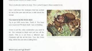 How to draft Invasion block