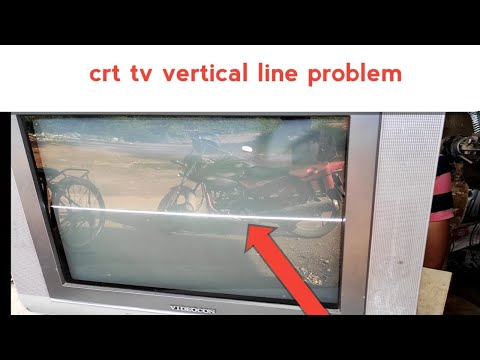 crt tv repair    vertical line in CRT tv screen problem   circuiteffects 