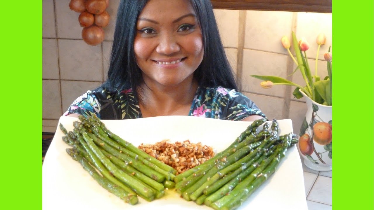 Pan Fried Asparagus with Garlic (How to Pan Fry Asparagus ...