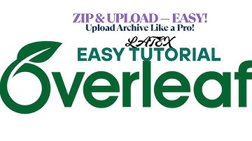 ✅ How to Create and Upload a Project on Overleaf | Step-by-Step Tutorial